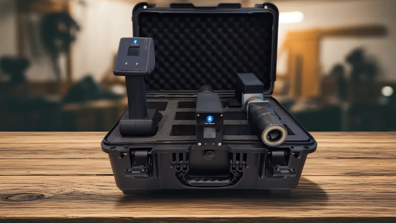 The Rim-UnLock® system packed in its hard case